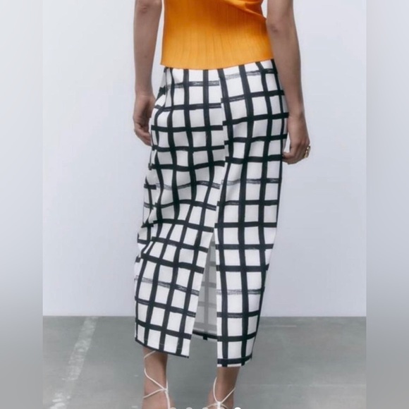 Zara Pleated Midi Skirt - Picture 4 of 5